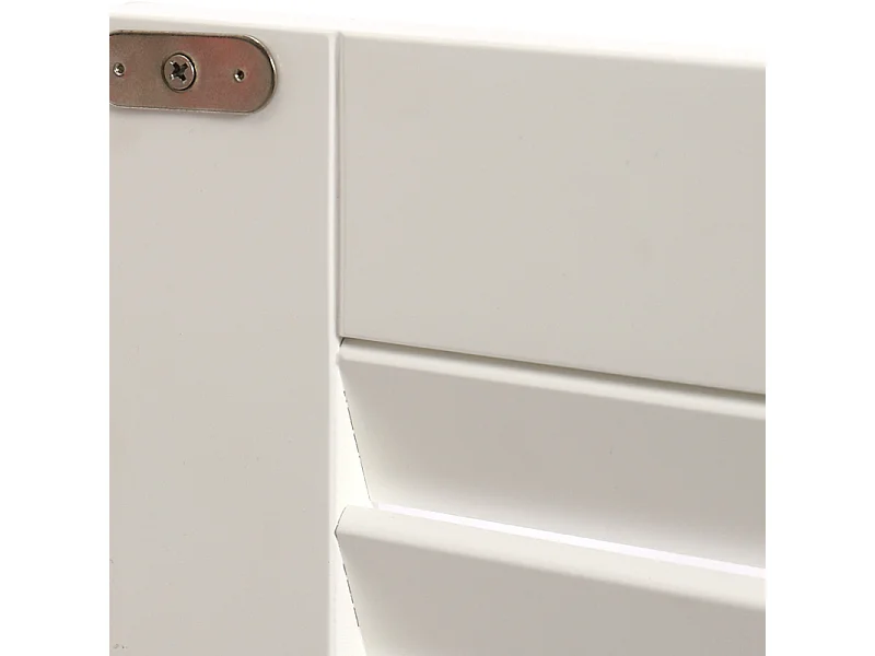 White Under Sink Bathroom Cabinet 2 Door Storage