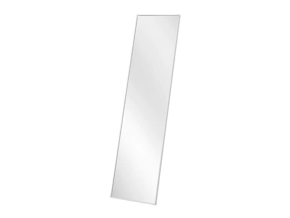 30 x 120cm Full Length Mirror Wall Mounted or Leaning Silvery White