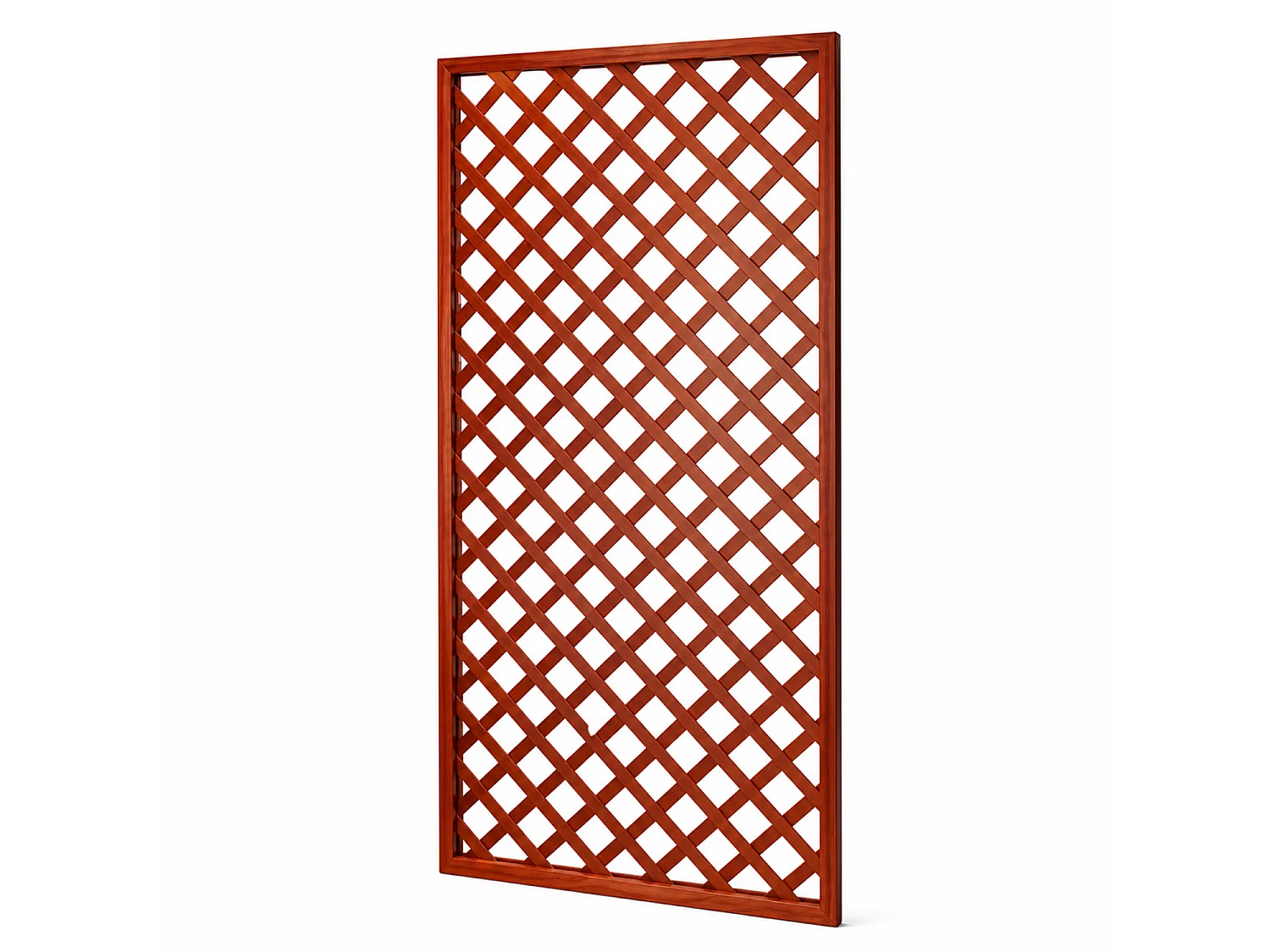 Traliccio In Legno Pino Impregnato Giardino Balcone Terrazza Supporto Piante Rampicanti Decorazione Privacy Outdoor 120 x 180 Cm Legno Scuro
