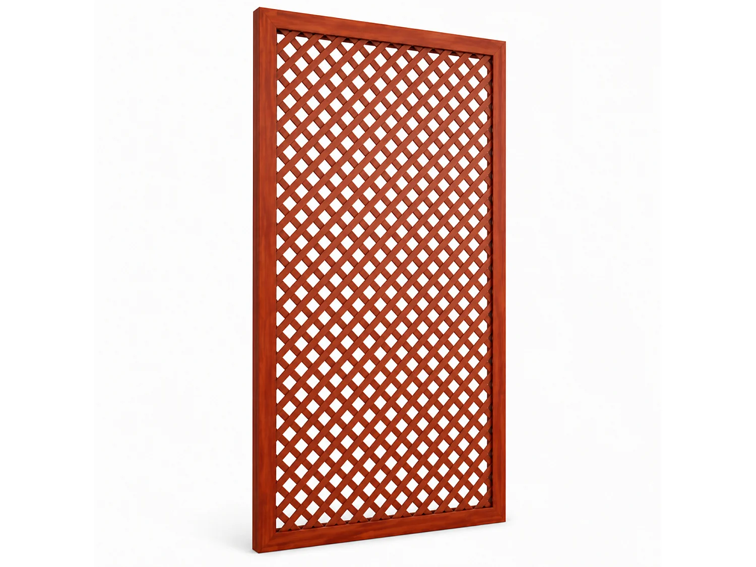 Traliccio In Legno Di Pino Divisorio Giardino Balcone Terrazza Supporto Decorativo Piante Rampicanti Privacy Outdoor 60 x 183 Cm Legno Scuro