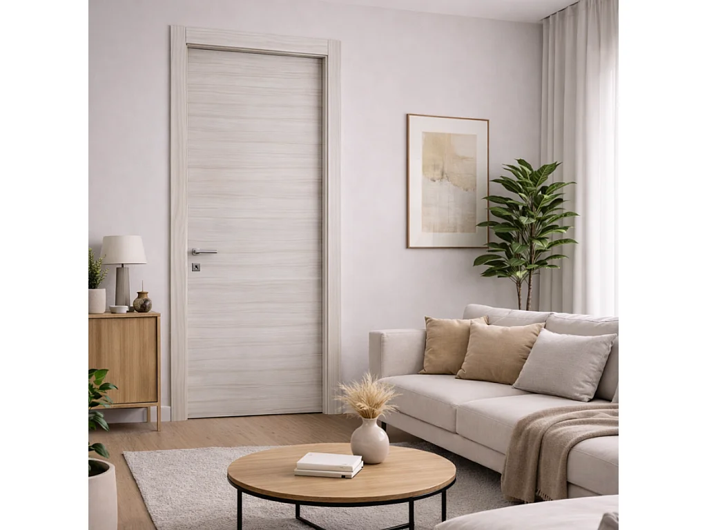 Porta interna battente reversibile Palissandro Fintex Group 70x210 cm