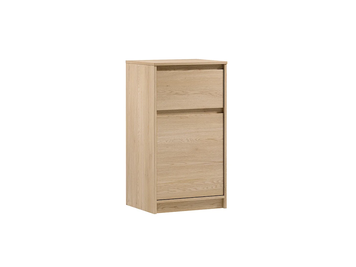 Hoher Nachttisch 1 Tür 1 Schublade Beck Holz