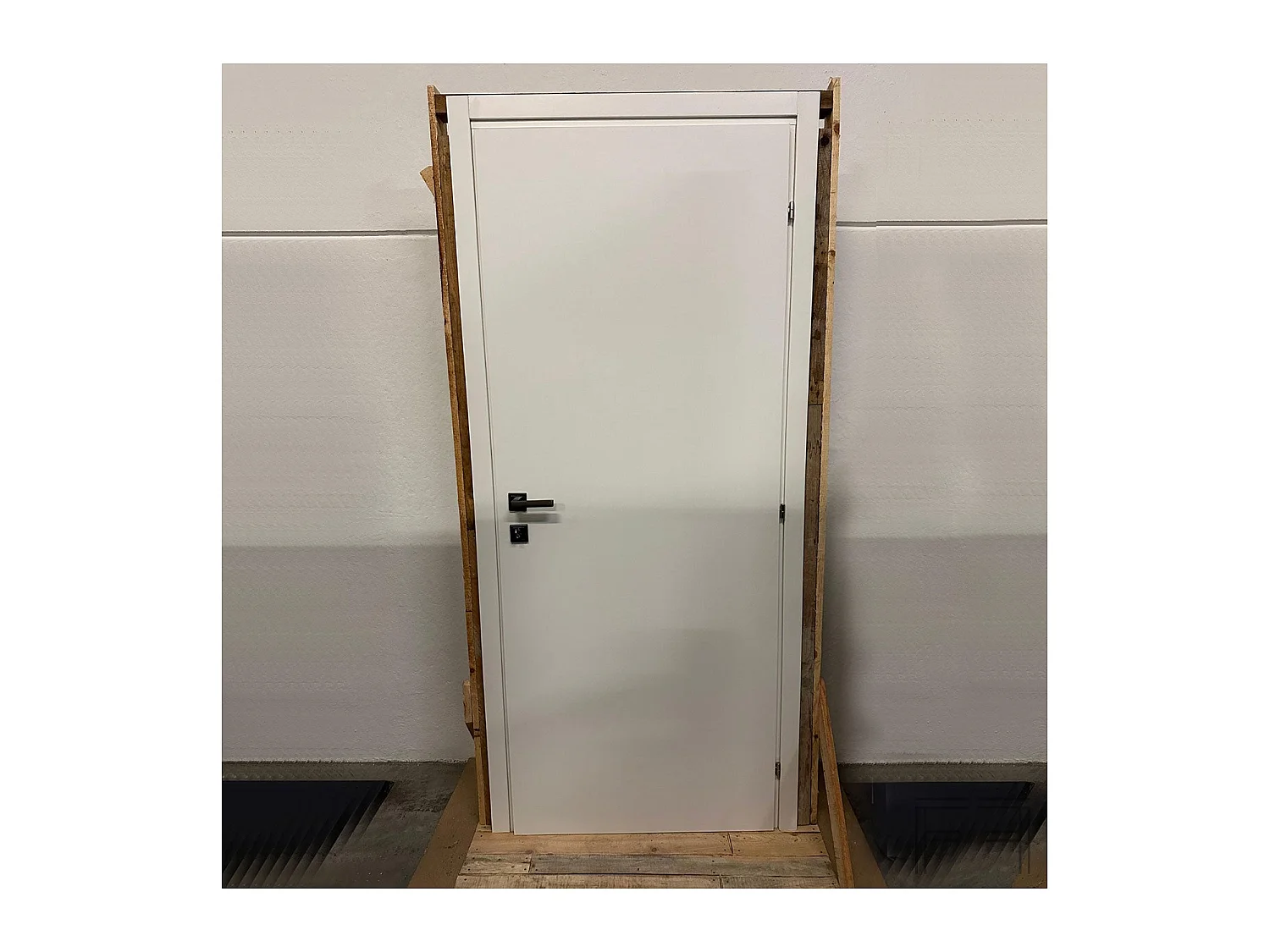 Porta interna battente bianco liscio M.Roma - 70 x 210 cm