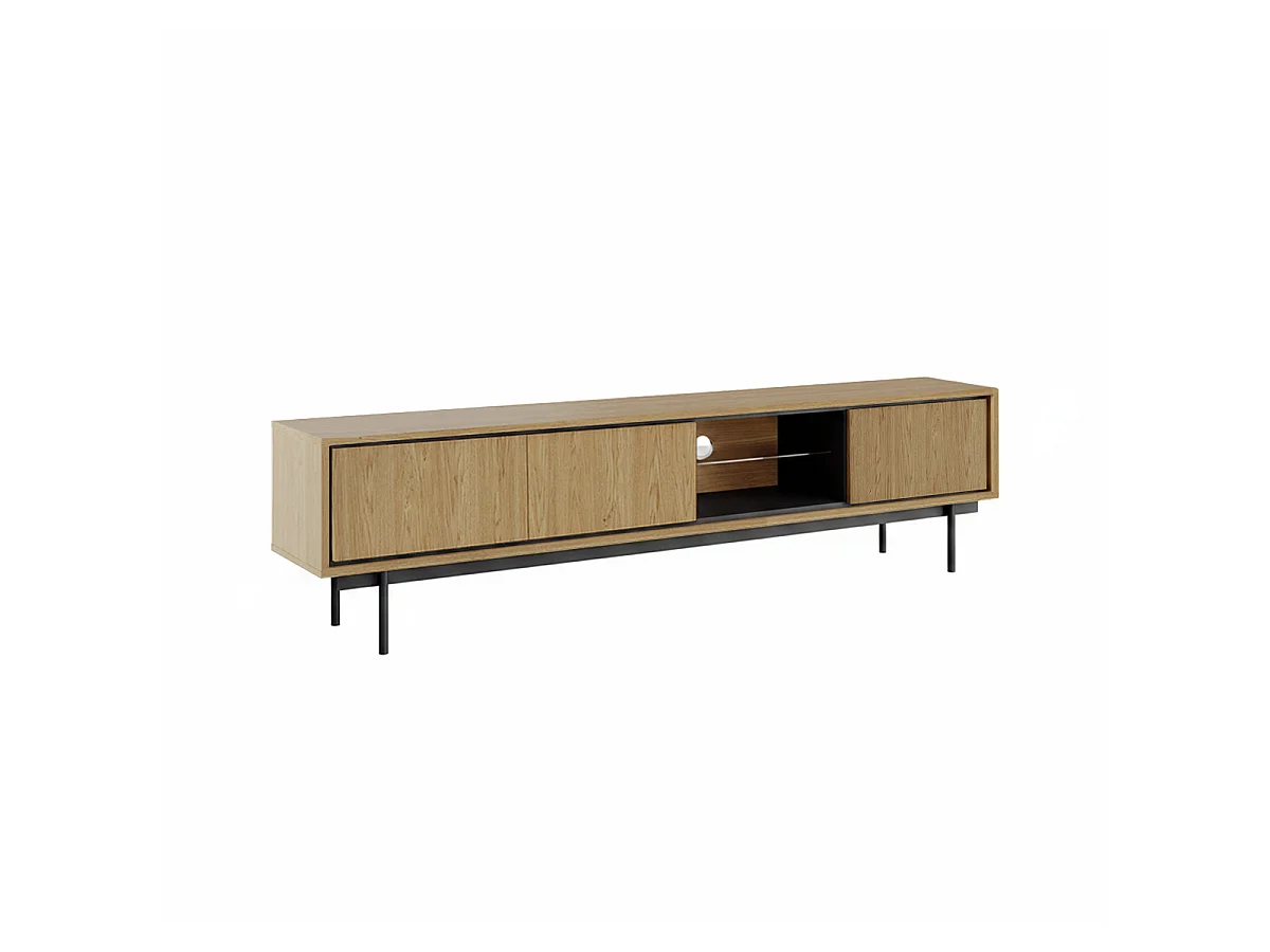 TV-bänk 3 dörrar 200 cm Vidia Trä