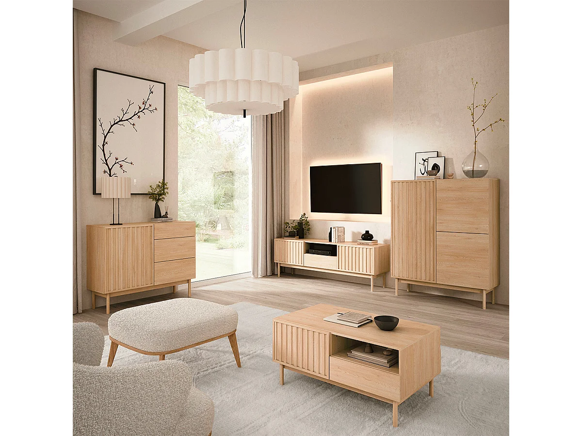 Idor Houten 3-deurs TV-meubel 160 cm