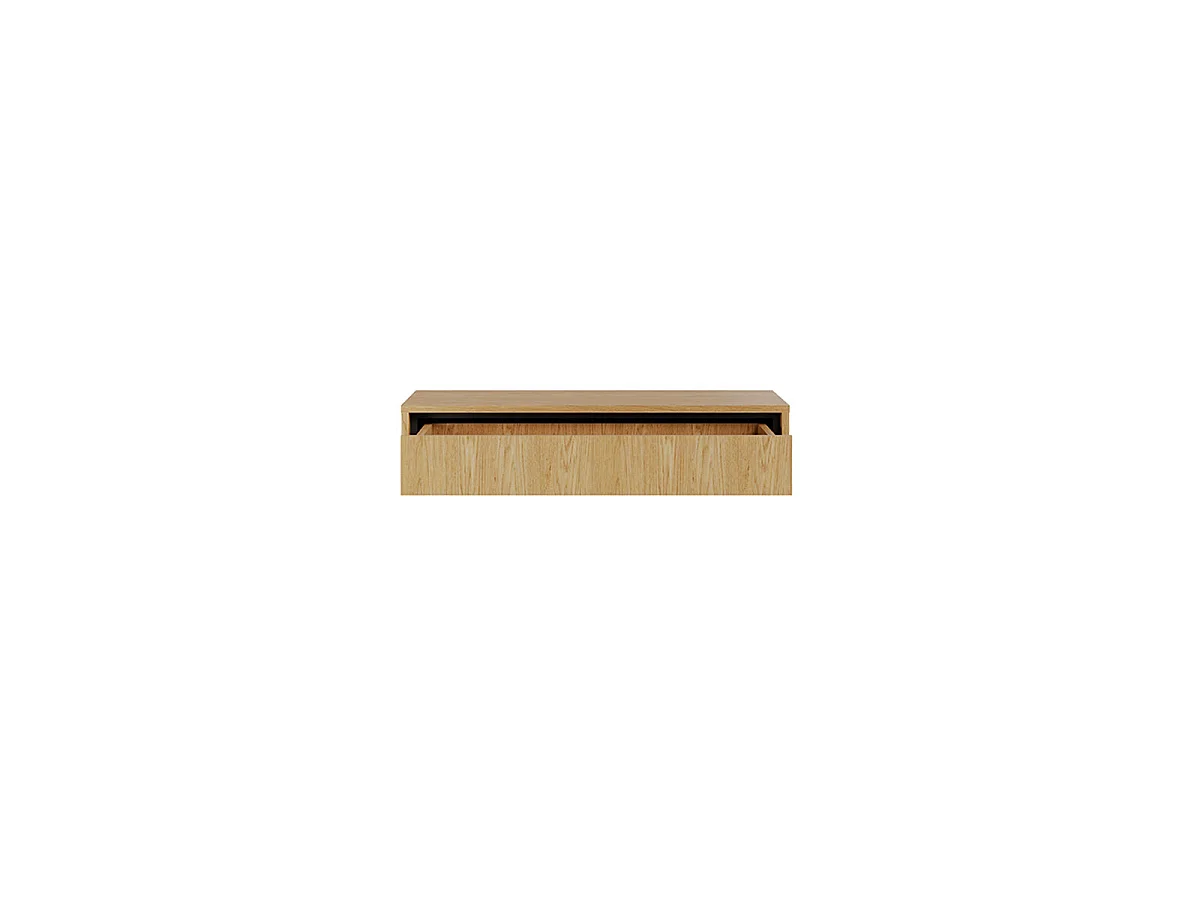 Console coiffeuse murale 1 tiroir Vidia Bois