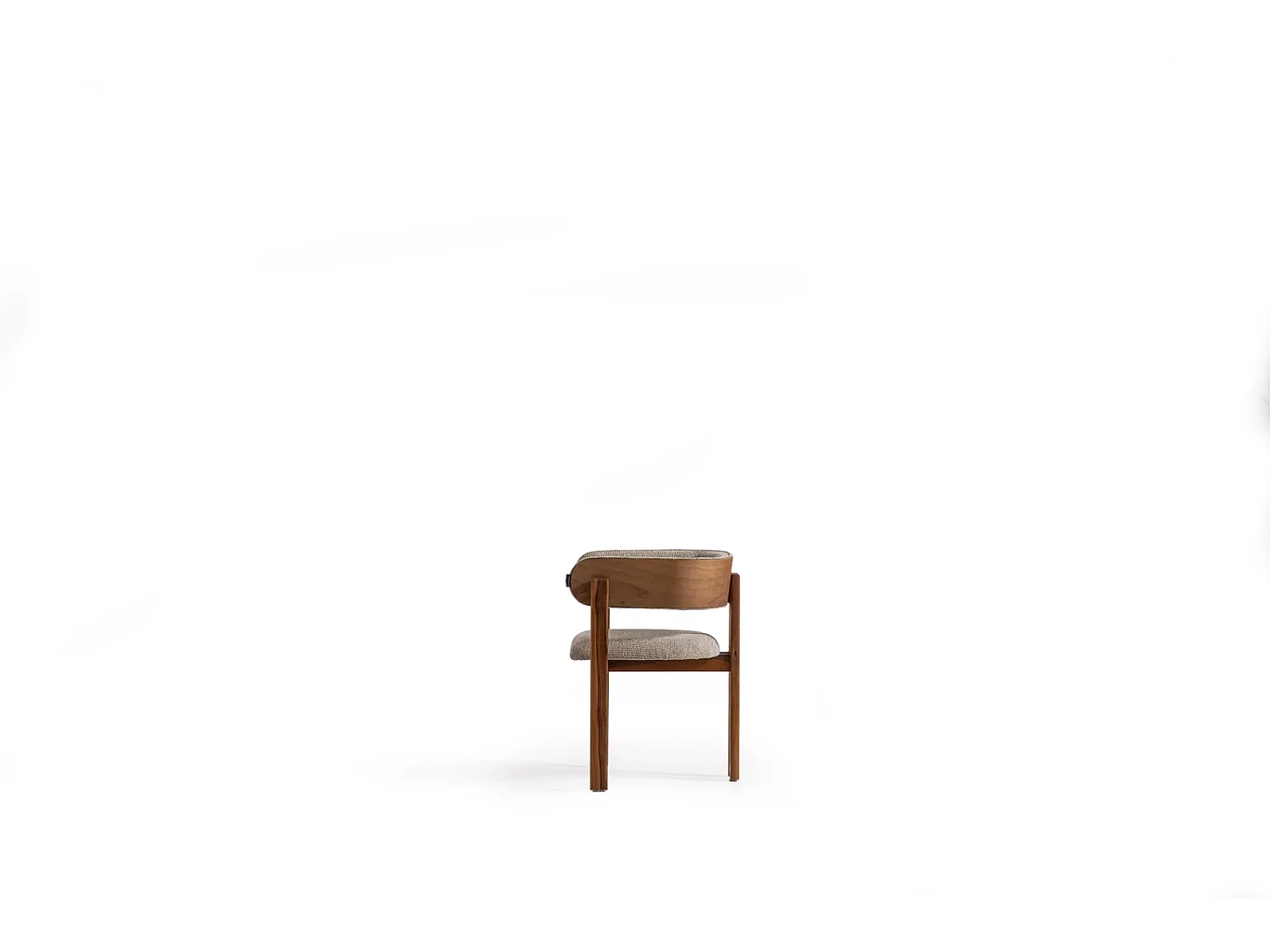 Chaise ESMÉ bois et tissu sable