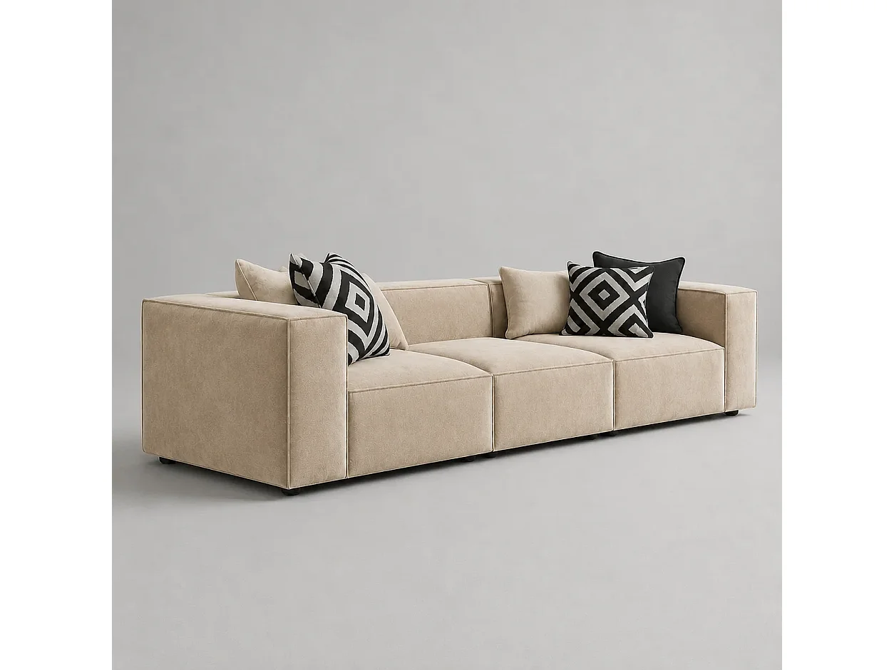 Divano 310cm GALA lineare modulare Colore Beige