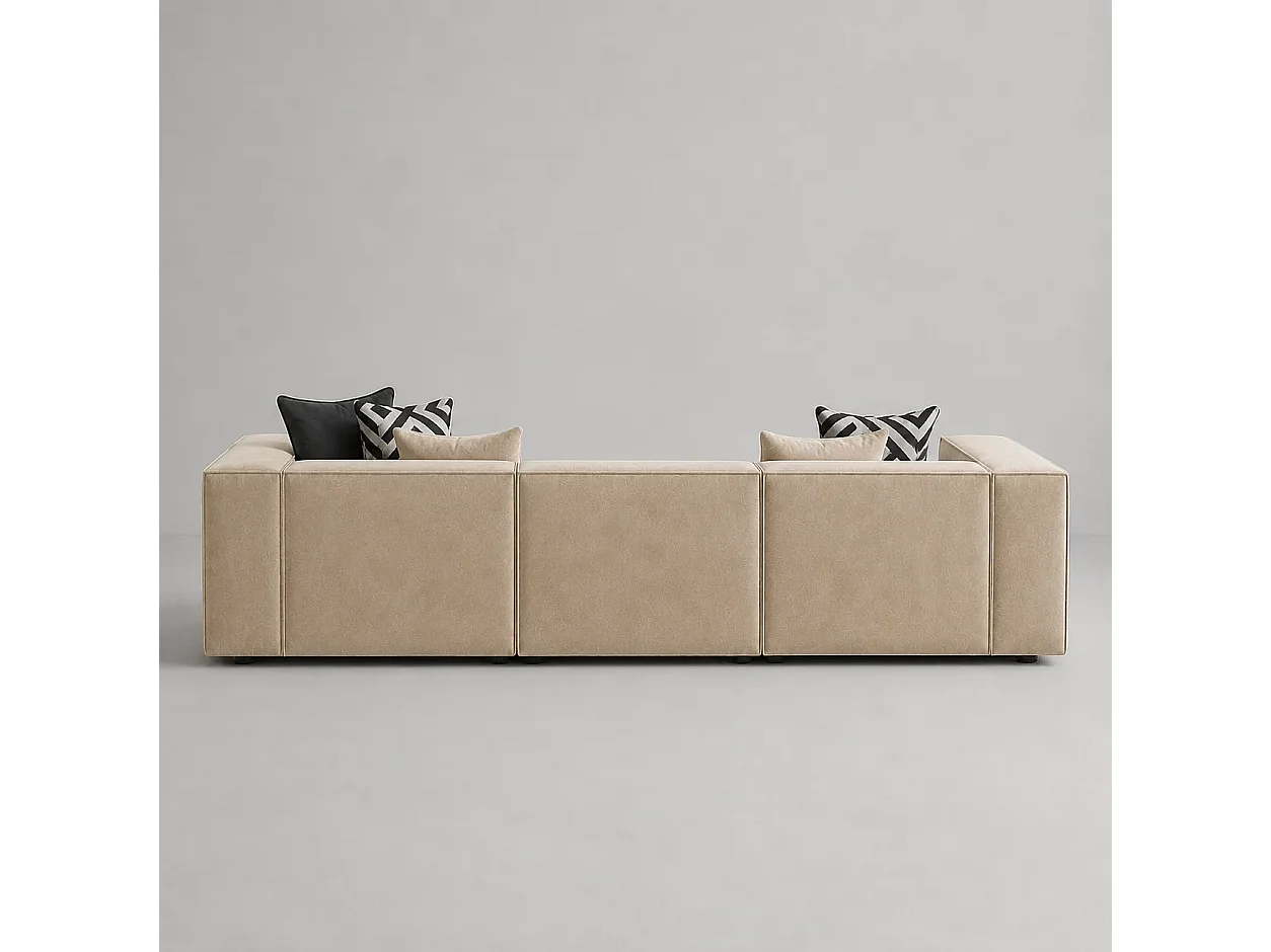 Divano 310cm GALA lineare modulare Colore Beige