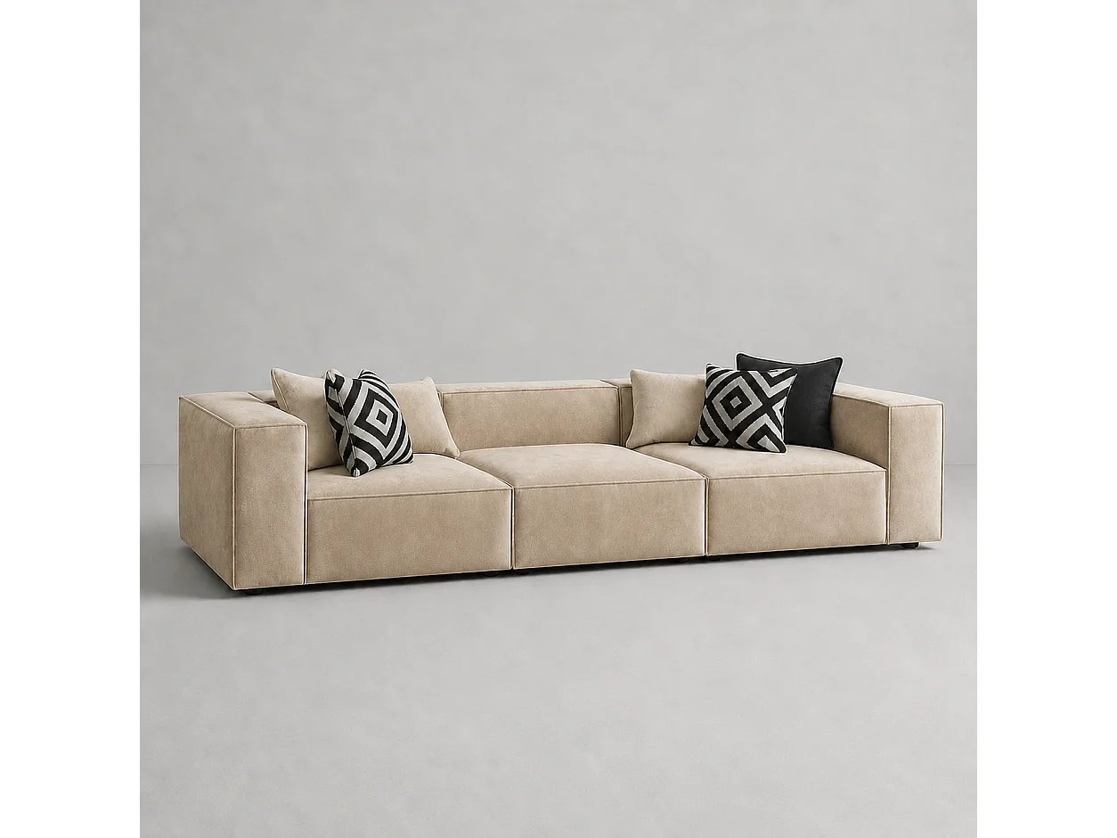 Divano 310cm GALA lineare modulare Colore Beige