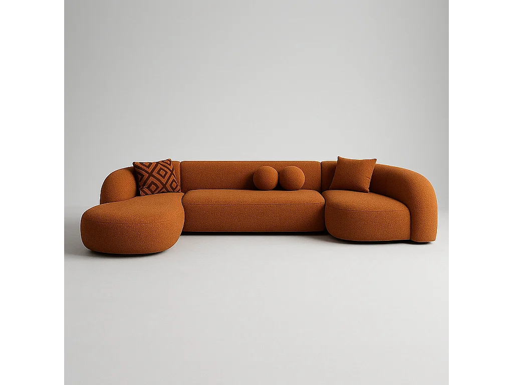 Sofá SERENITY izquierdo Terracotta