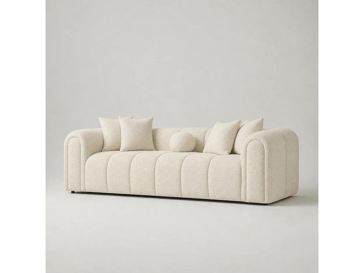 Divano LONDON lineare 235cm Colore Ecru Mousse