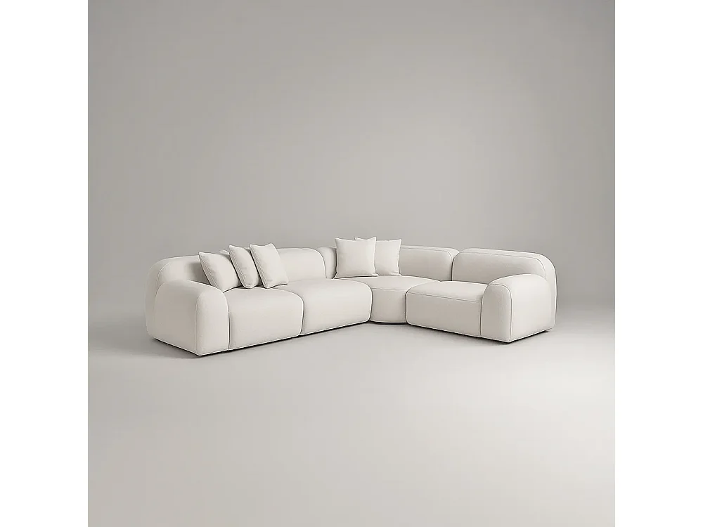 Sofá rinconero ALEXANDRIE Color Ecru Mousse