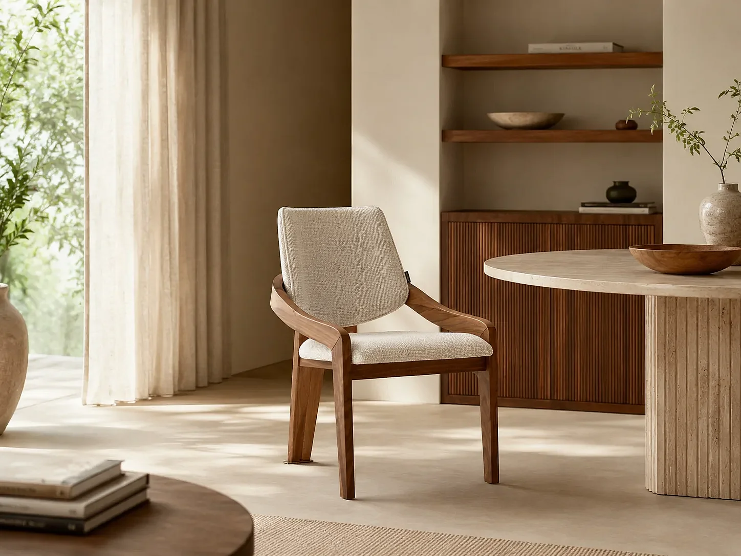 Silla TONIA madera clara