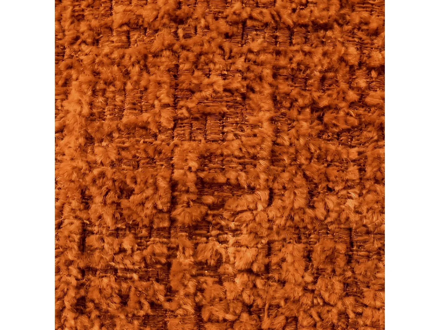 Canapé YASEMIN arc de cercle Coloris Terracotta