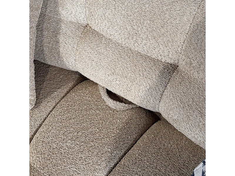 Divano ASSOUAN 450cm arco di cerchio Colore Blanc Cassé