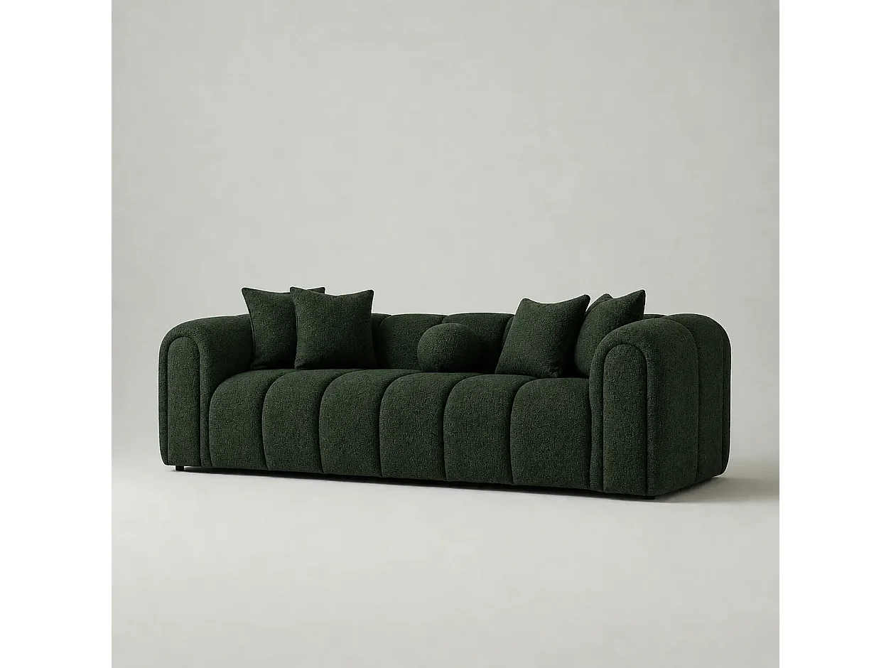 Divano LONDON lineare 235cm Vert Cèdre