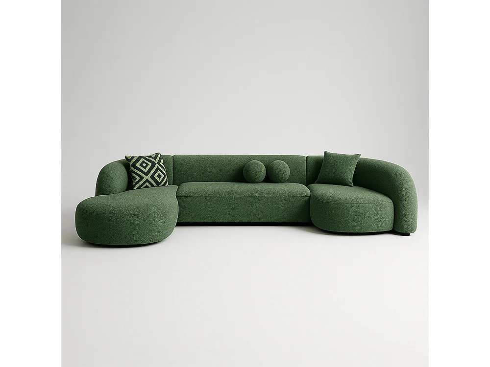 Sofá SERENITY angle izquierdo Vert Cèdre