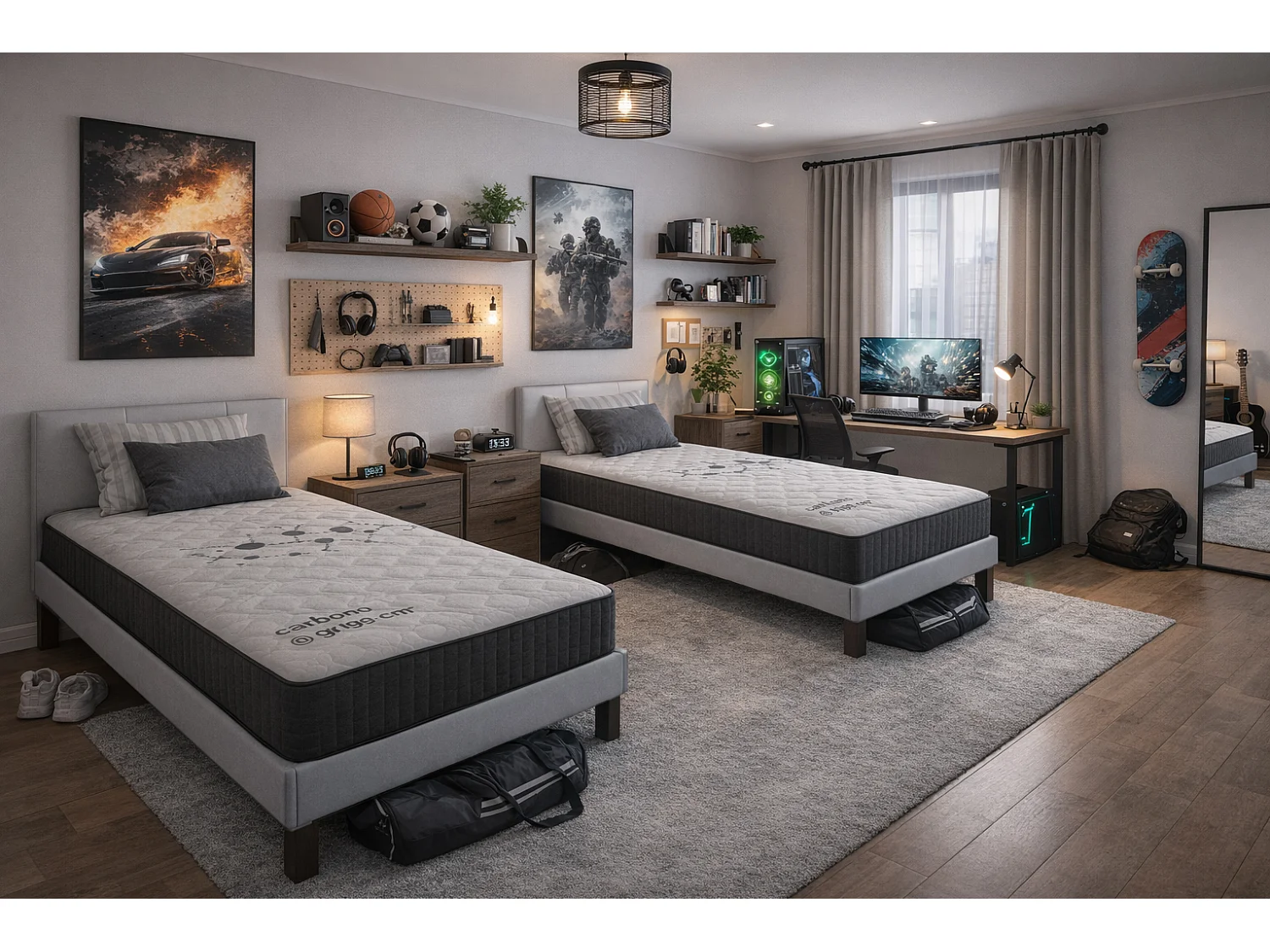 Orthopädische Matratze 90x190 Premium 7-Zonen