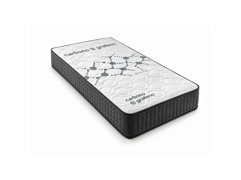 Matelas Mousse 90x190 SERENITY - Ferme - Réversible - Côté Été/hiver - H30 Cm
