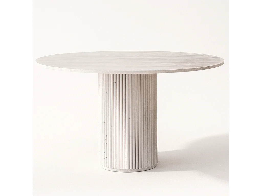 Table à manger VENUS en Travertin