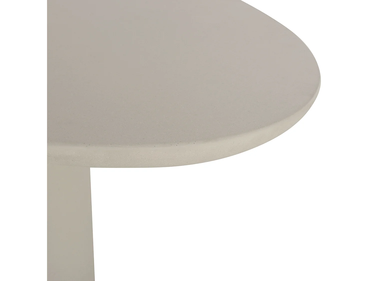 Table à manger Ovale BRECCAN BEIGE fibre ciment 240 x 100 x 75 cm