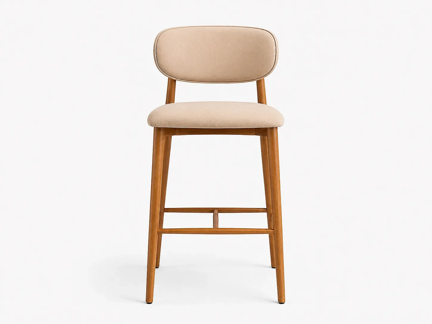 Chaise haute de bar COPENHAGUE Bois Clair