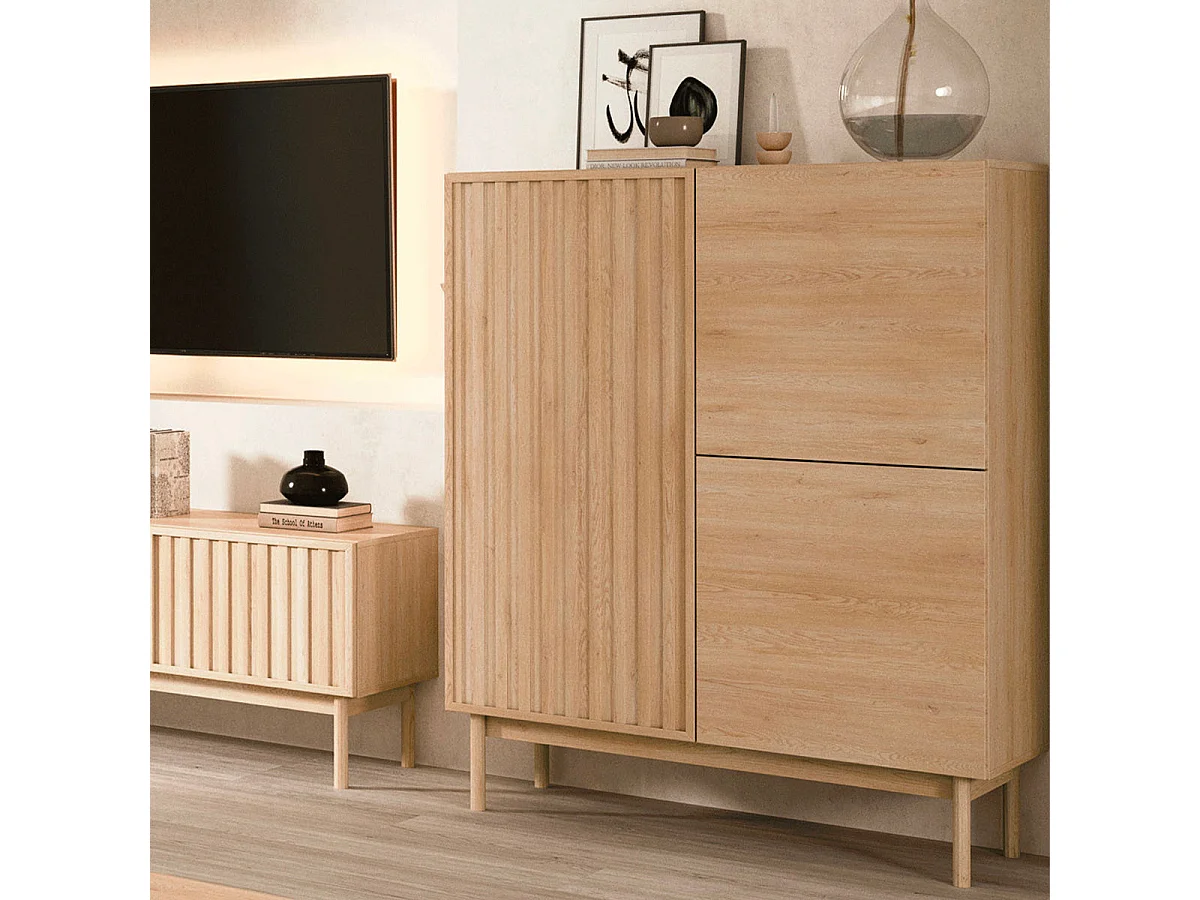 Buffet haut 3 portes Idor Bois