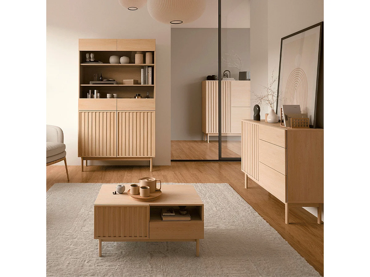 Buffet haut 3 portes Idor Bois