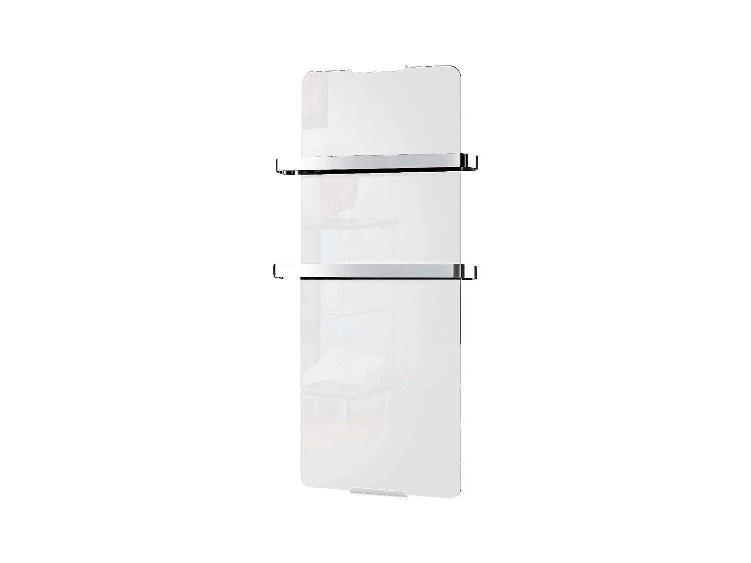 Radiateur sèche-serviettes électrique 1200 W blanc