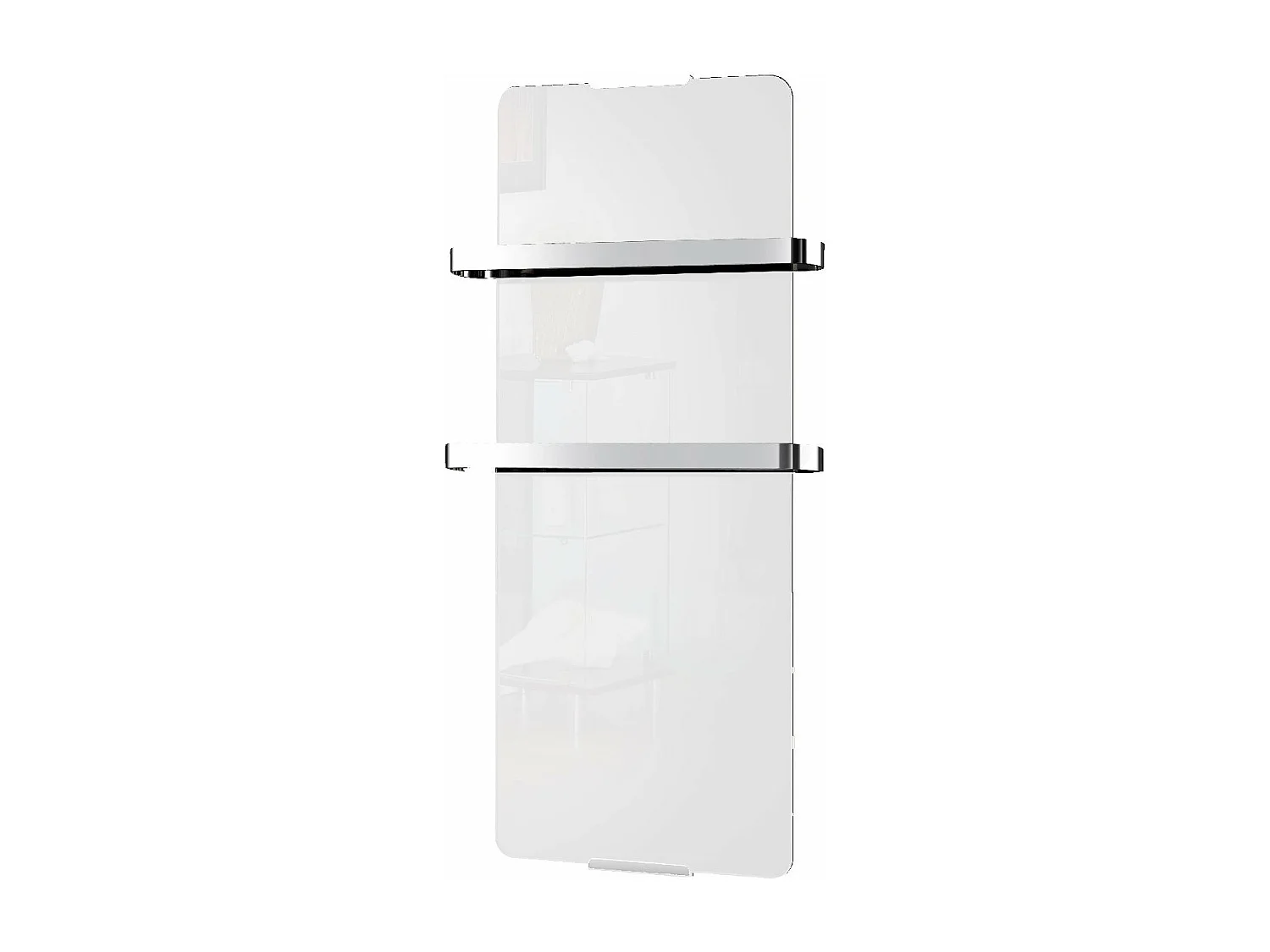Radiateur sèche-serviettes électrique 1200 W blanc