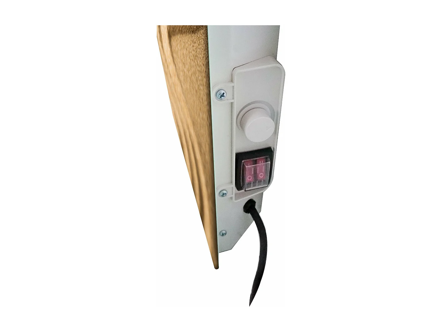 Radiateur sèche-serviettes électrique 1200 W blanc