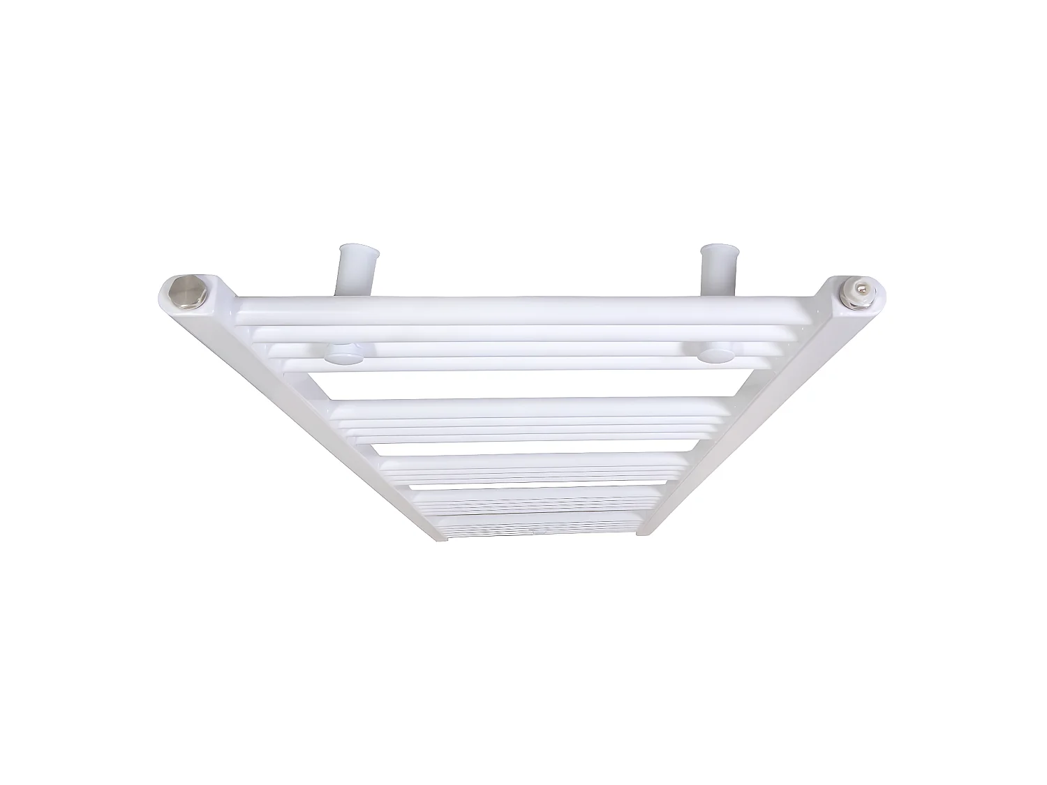 Radiateur sèche-serviettes eau chaude CODA 160 x 50 cm blanc