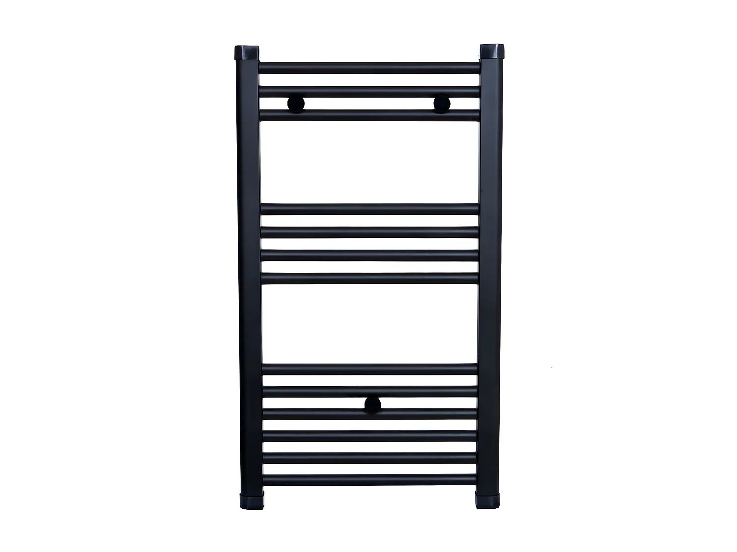 Radiateur sèche-serviettes eau chaude CODA 80 x 50 cm noir mat