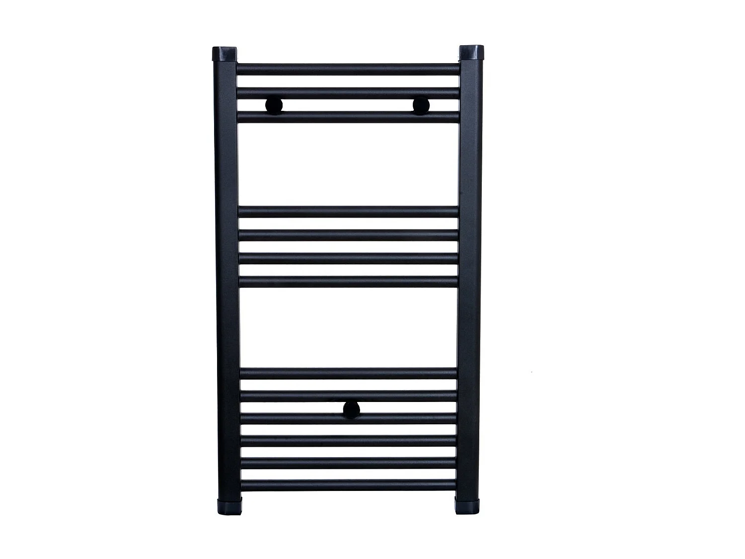 Radiateur sèche-serviettes eau chaude CODA 80 x 50 cm noir mat