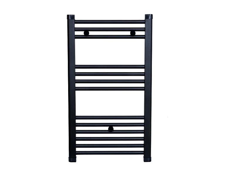 Radiateur sèche-serviettes eau chaude CODA 80 x 50 cm noir mat