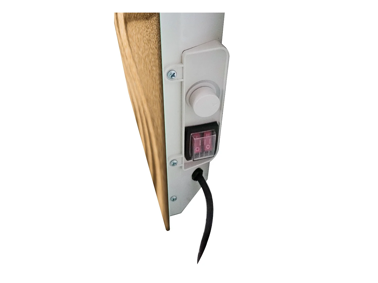 Radiateur sèche-serviettes électrique 1200 W noir