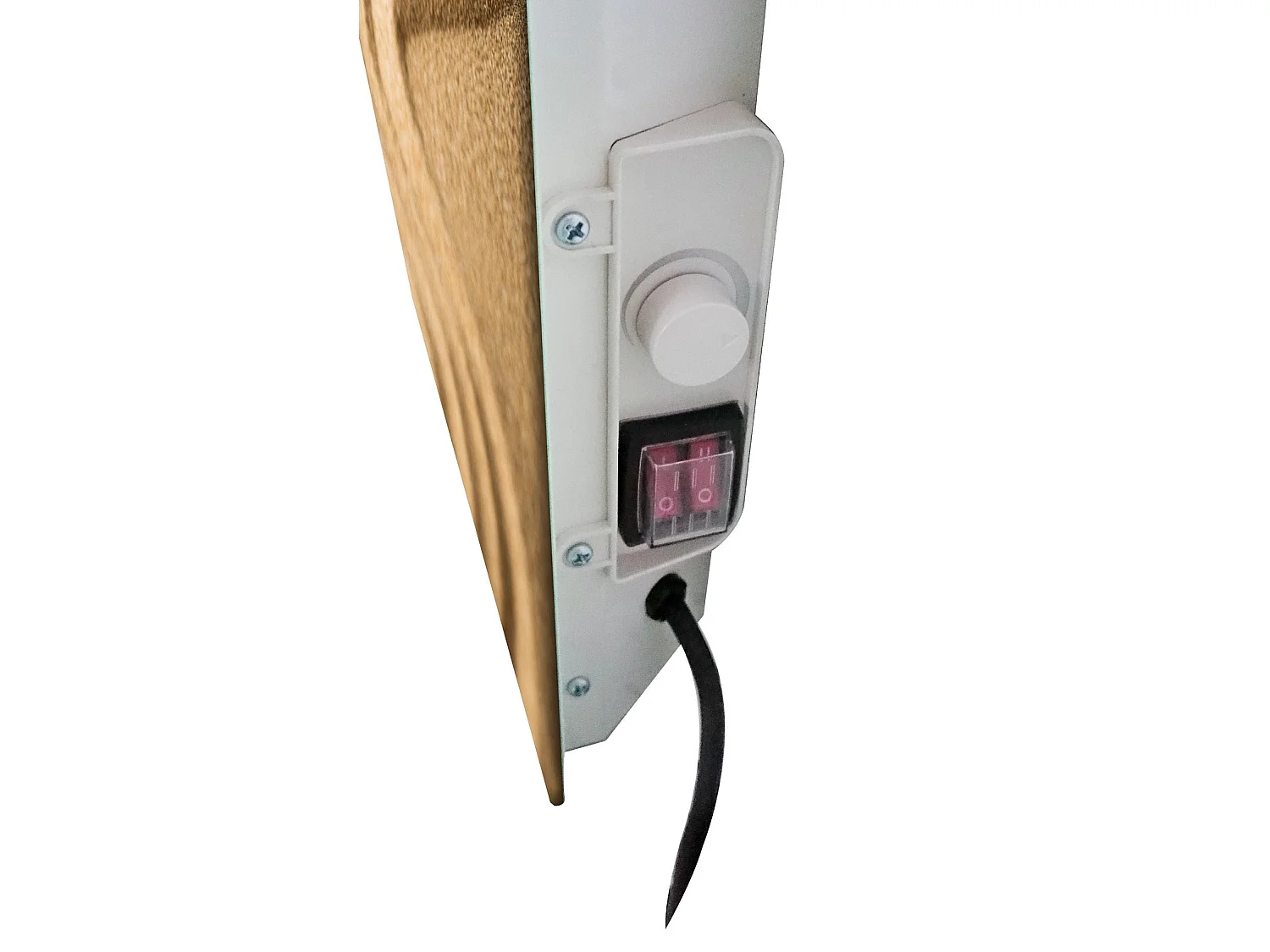 Radiateur sèche-serviettes électrique 1200 W noir