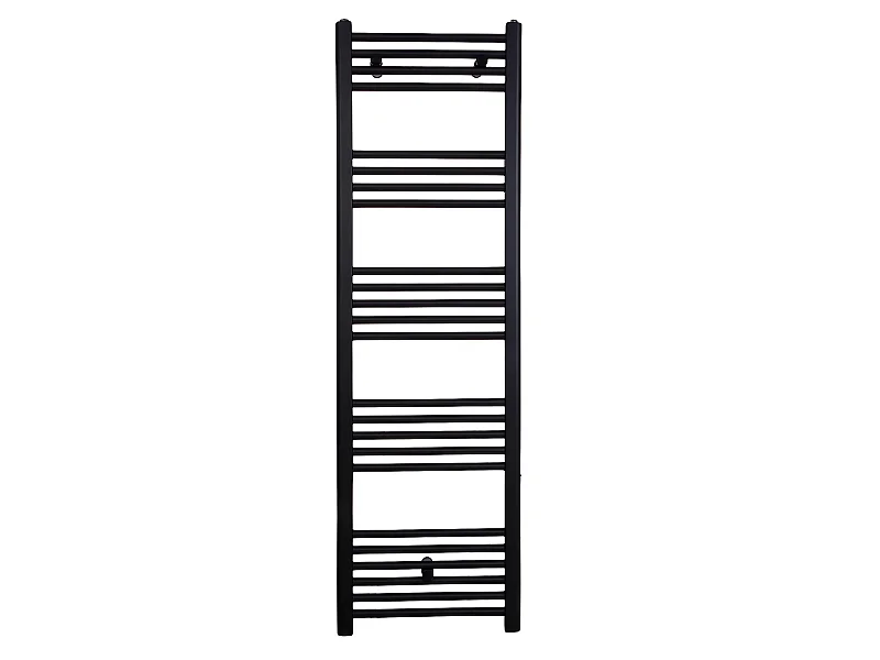 Radiateur sèche-serviettes eau chaude CODA 160 x 50 cm noir mat