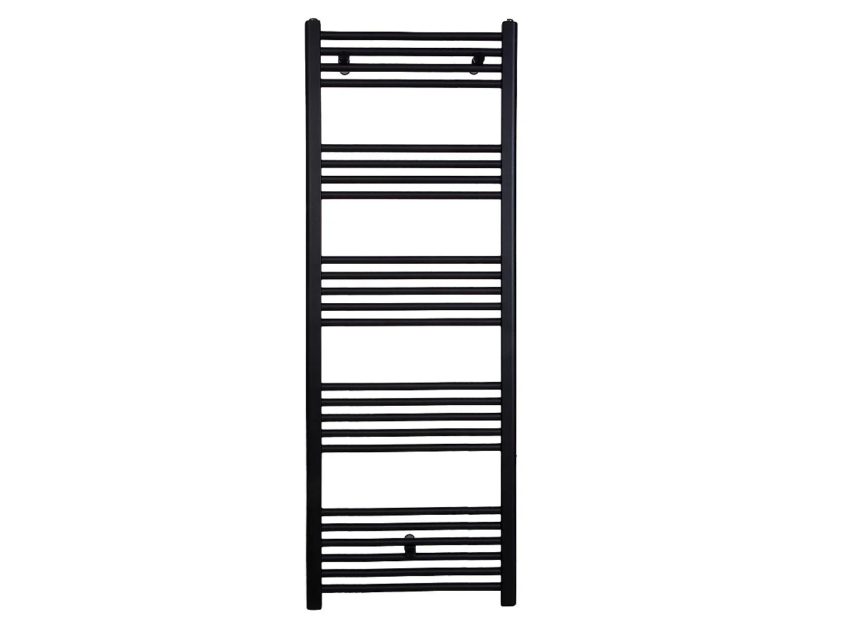 Radiateur sèche-serviettes eau chaude CODA 160 x 60 cm noir mat