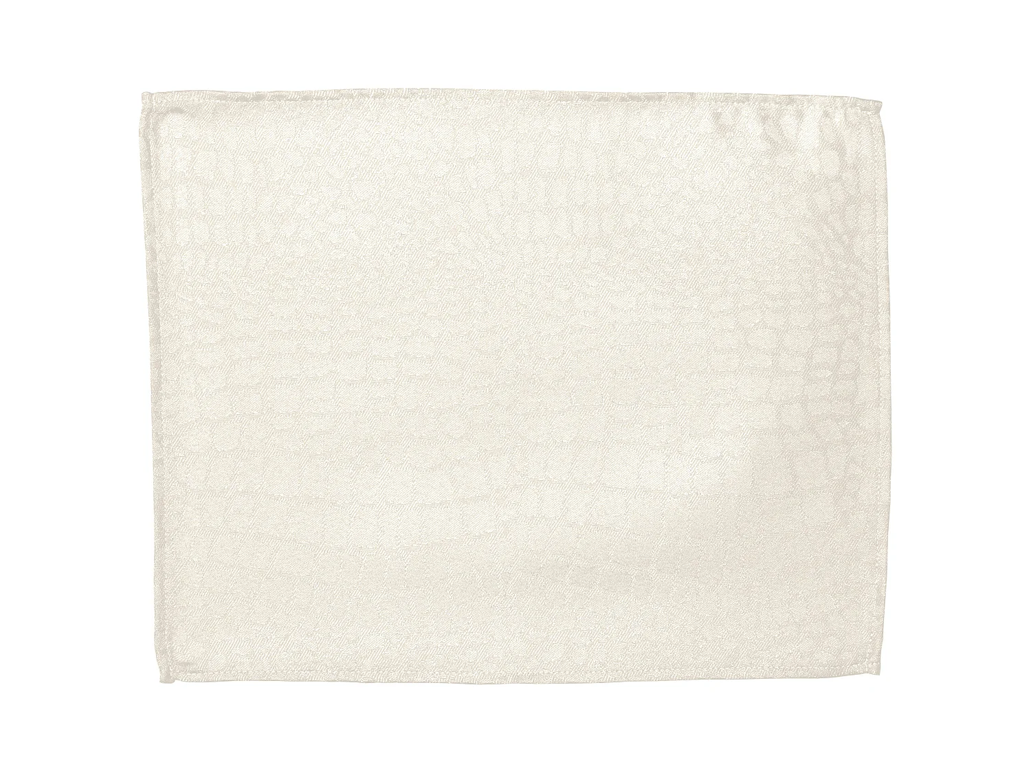 Lot de 2 sets de table 35x45 cm Jacquard 100% polyester LOUNGE ecru