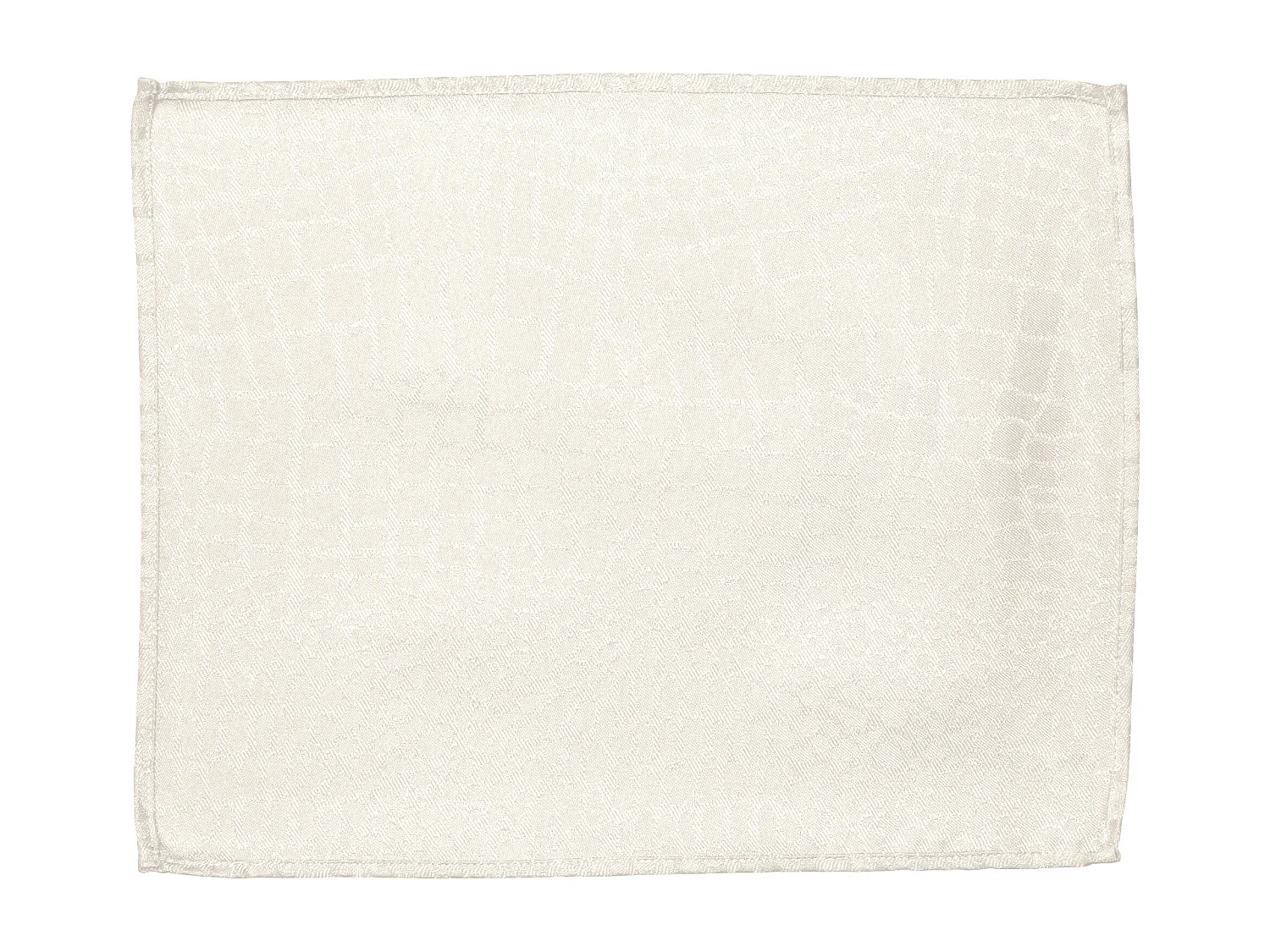 Lot de 2 sets de table 35x45 cm Jacquard 100% polyester LOUNGE ecru