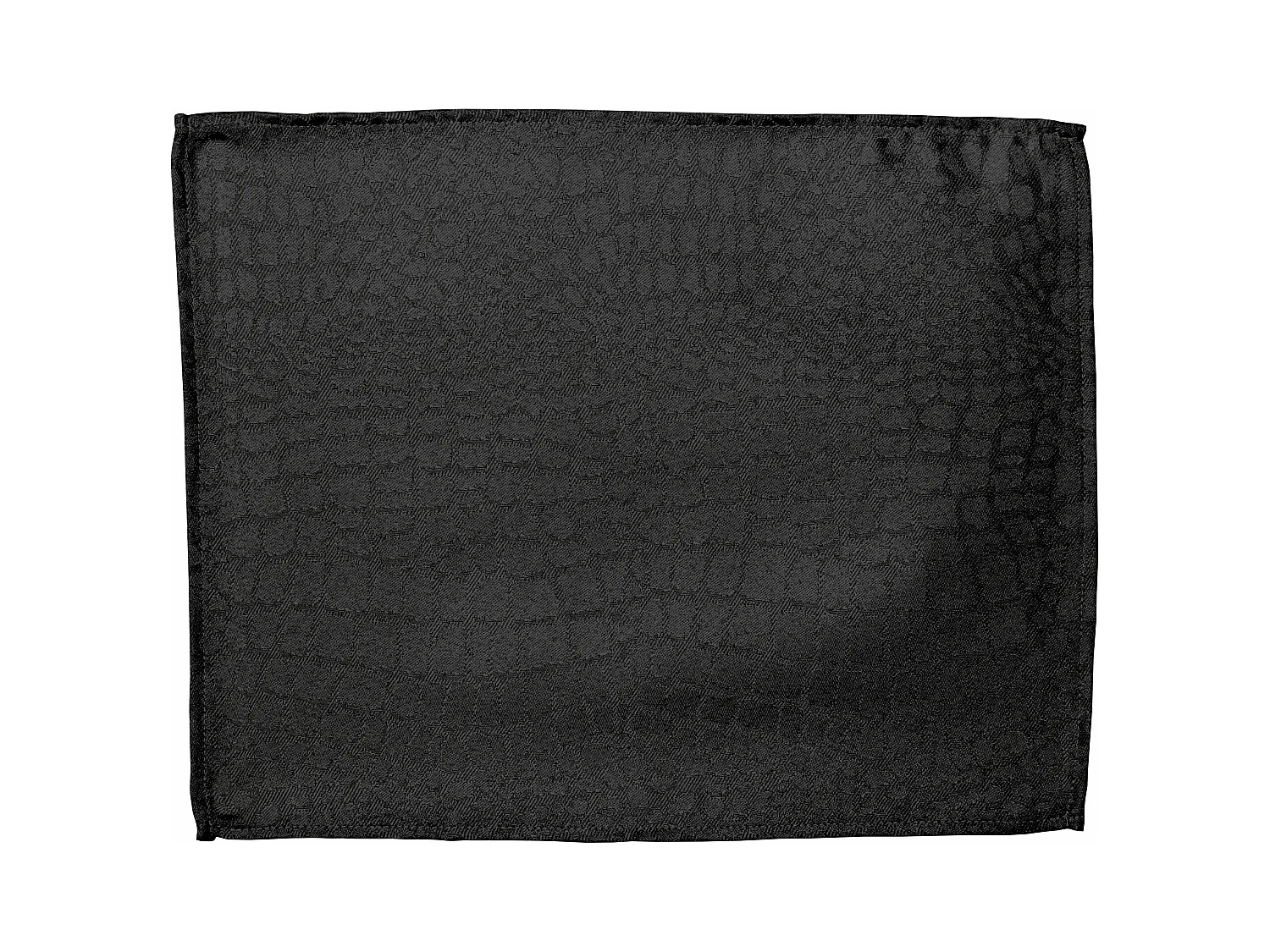 Lot de 2 sets de table 35x45 cm Jacquard 100% polyester LOUNGE noir