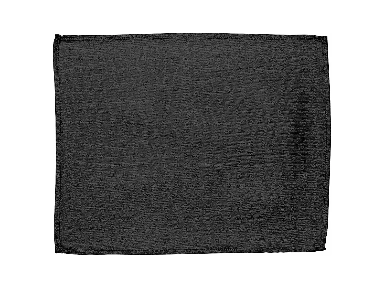 Lot de 2 sets de table 35x45 cm Jacquard 100% polyester LOUNGE noir