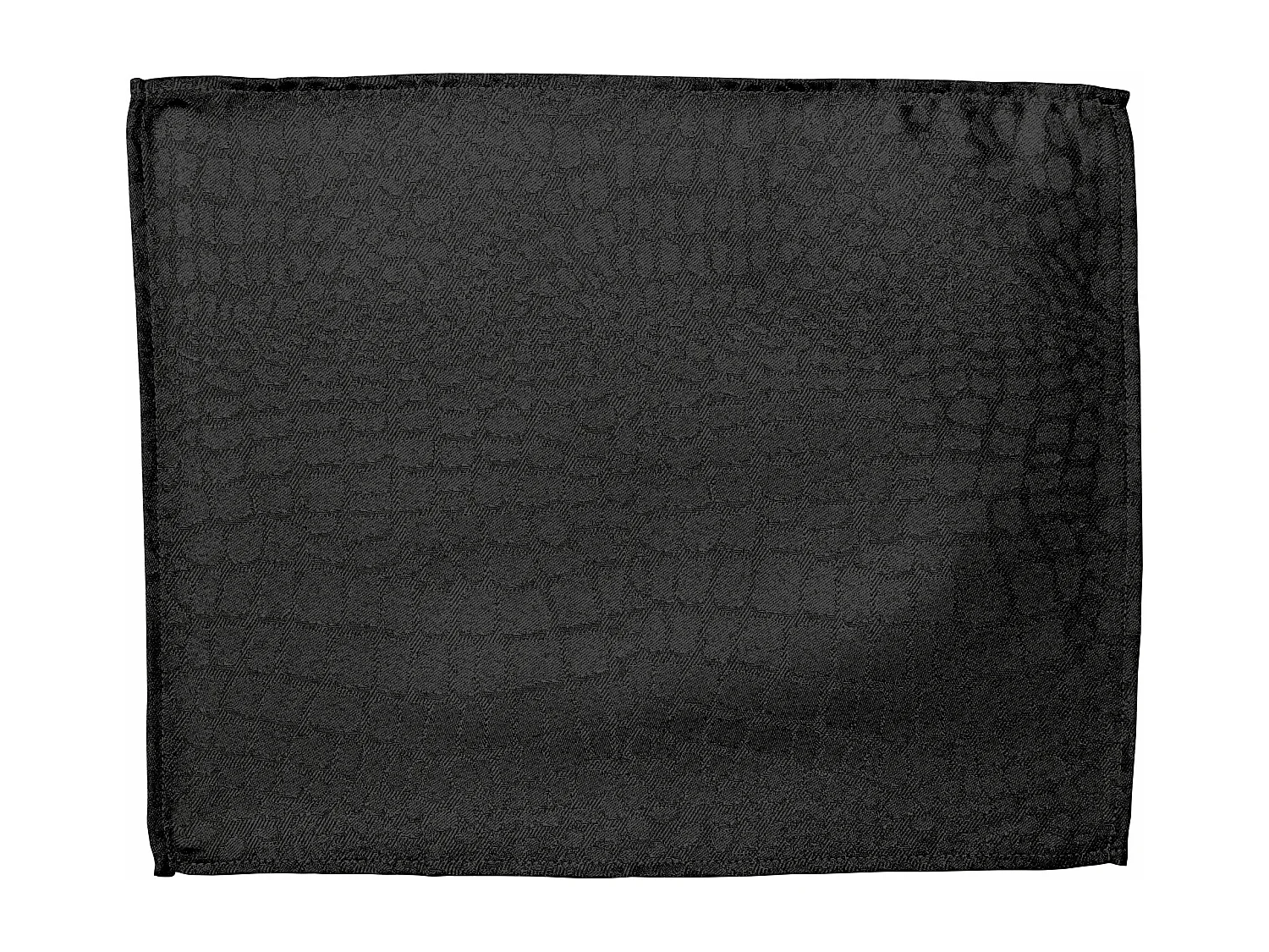 Lot de 2 sets de table 35x45 cm Jacquard 100% polyester LOUNGE noir