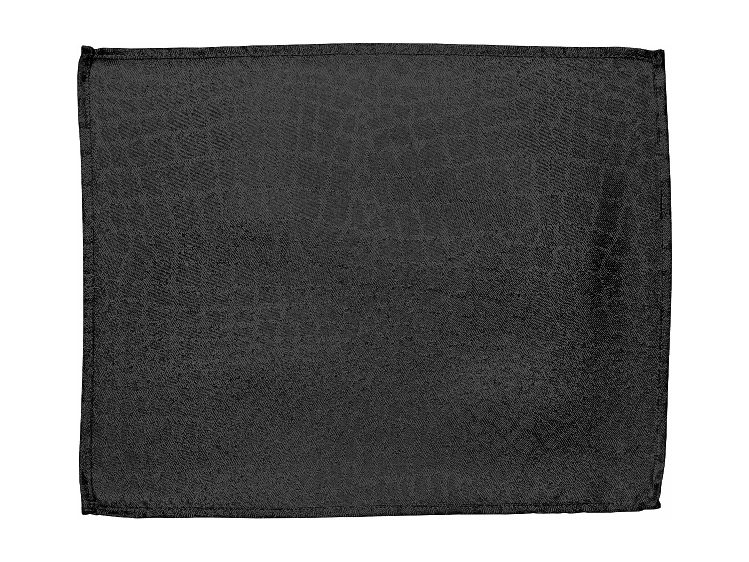 Lot de 2 sets de table 35x45 cm Jacquard 100% polyester LOUNGE noir