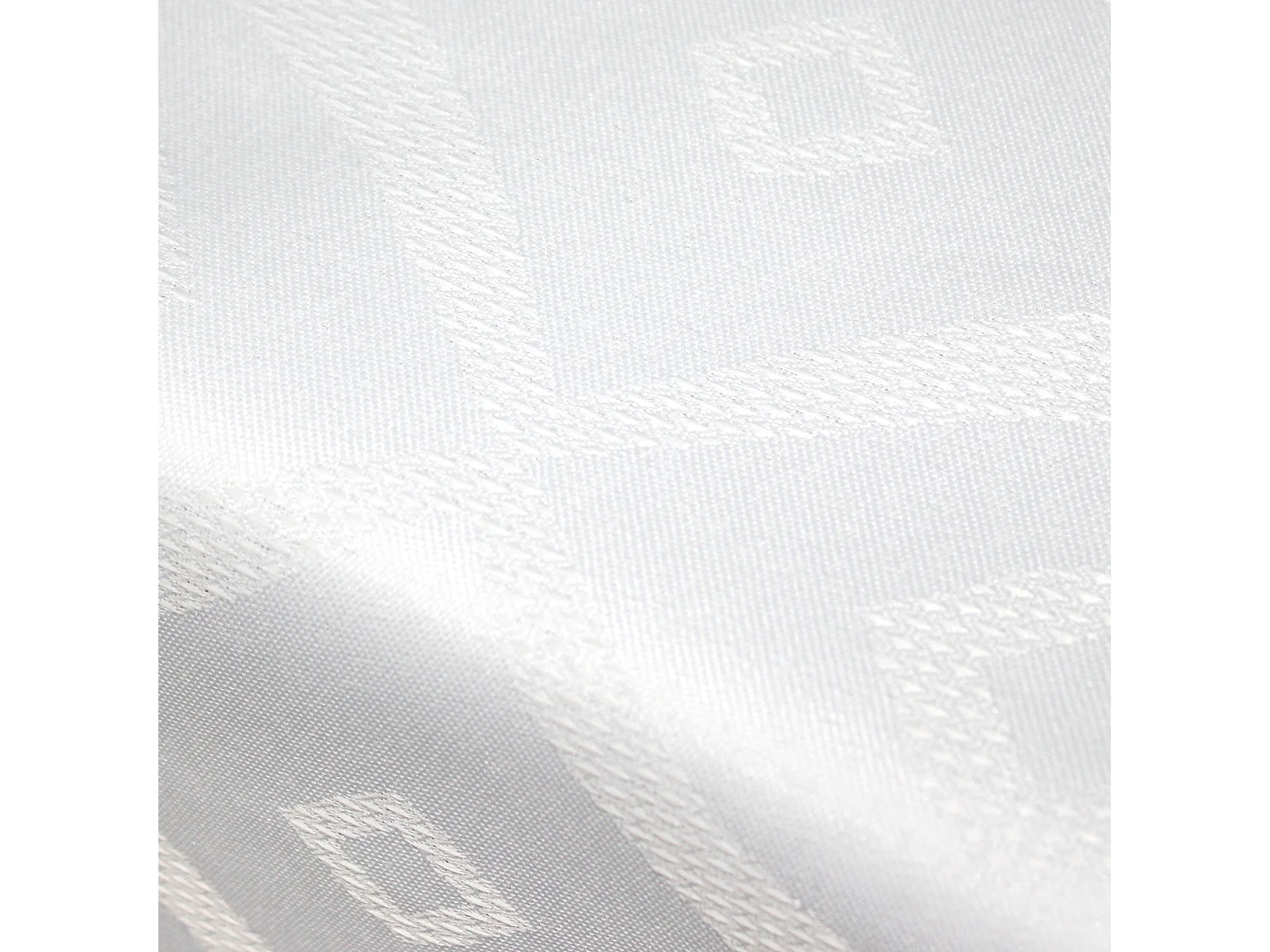 Chemin de table 45x150 cm Jacquard 100% polyester BRUNCH blanc