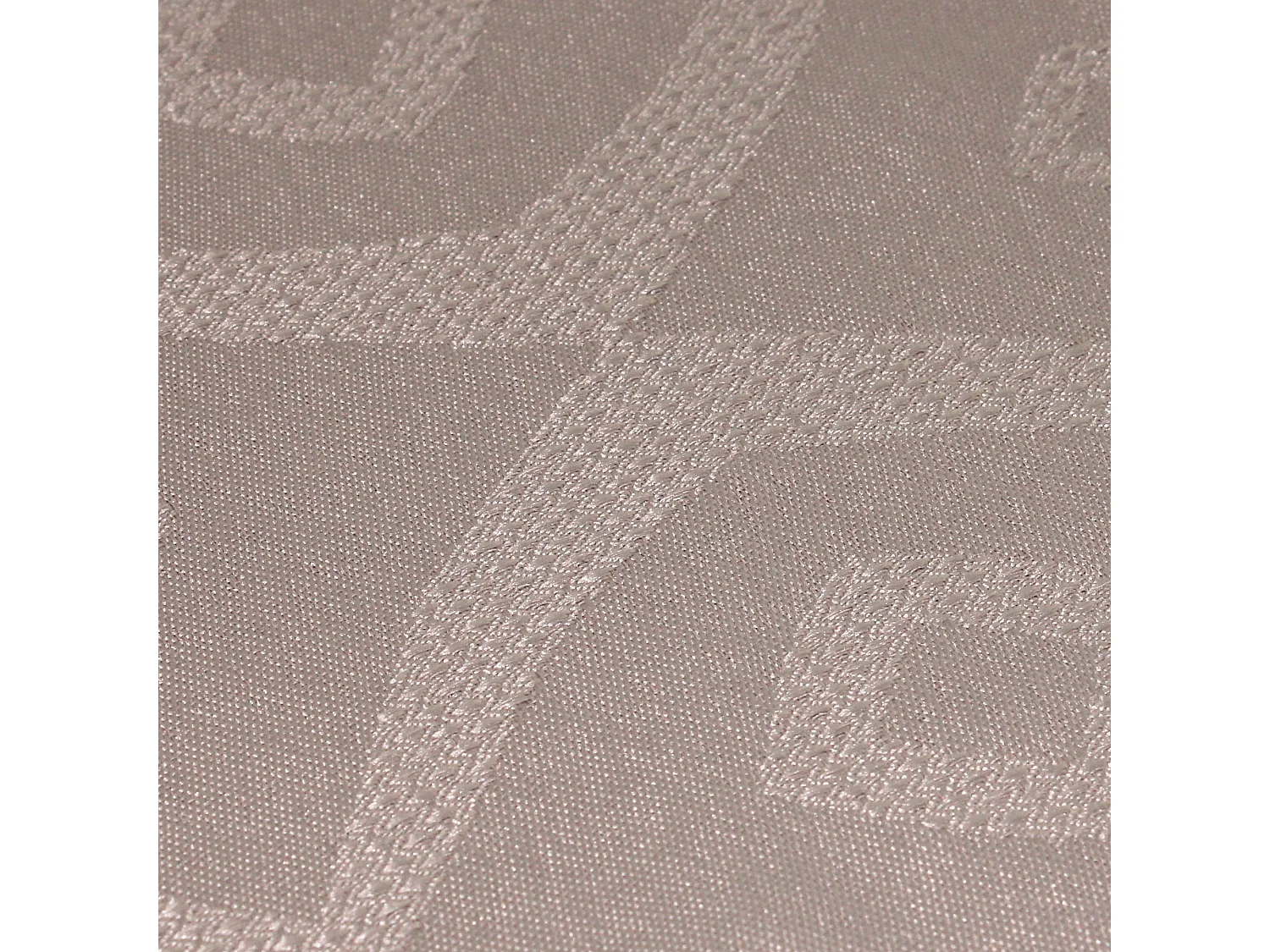 Chemin de table 45x150 cm Jacquard 100% polyester BRUNCH taupe