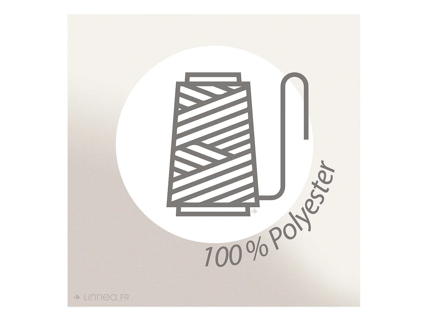 Nappe carrée 170x170 cm imprimée 100% polyester CARO géométrique gris