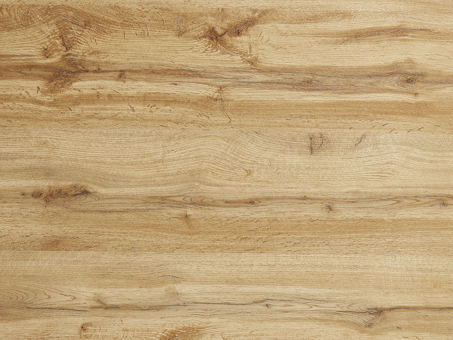 Table à manger extensible 6 à 10 personnes en MDF et métal - Naturel et noir - VITENO